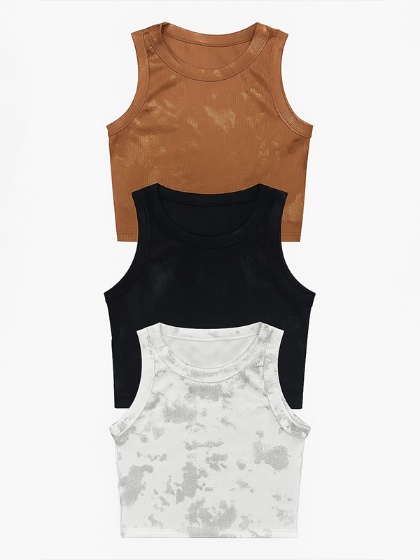 Musculosa Paris Plata Corta Tipo Top Estampado - Imagen 2