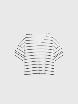 Remera pupera escote en v