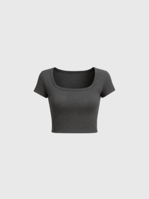 Remera Basica Escote Cuadrado Morley