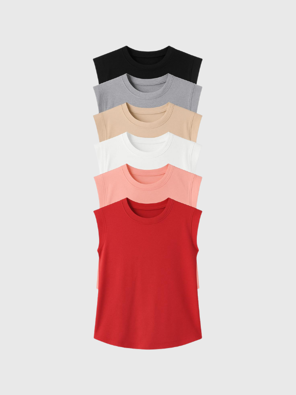 Musculosa Rosa Clasiscas C/Pinzas Colores Varios