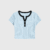Remera Star Morley Manga Corta Con Botones