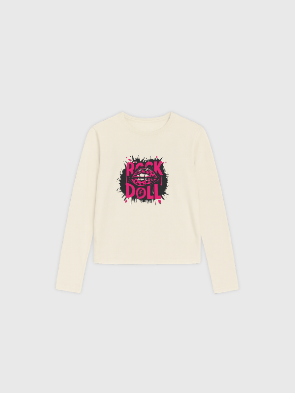 Remera básica estampada