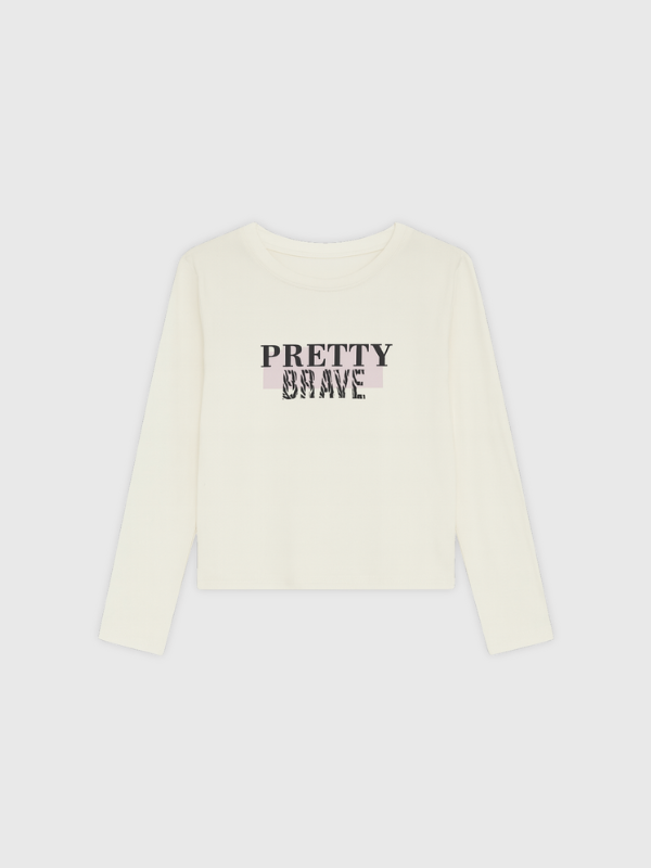 Remera básica estampada