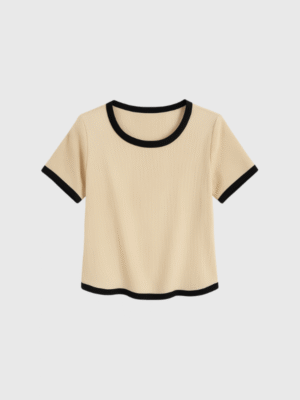 Remera Basica Combinada Modal