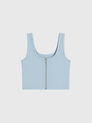 Top Musculosa Micro Morley Con Cierre