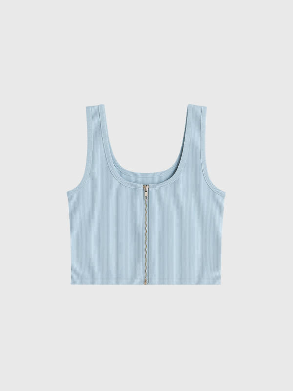 Top Musculosa Micro Morley Con Cierre