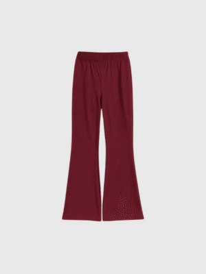 pantalón recto con bolsillo