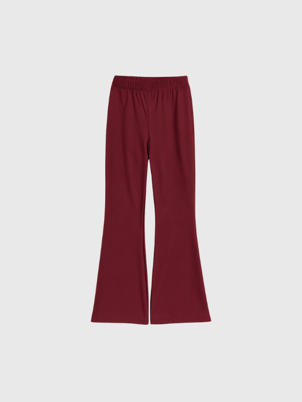 pantalón recto con bolsillo