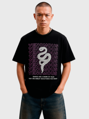 XL Remerones Estampado/Bordado VENOMOUS Colores Varios Algodon UNISEX