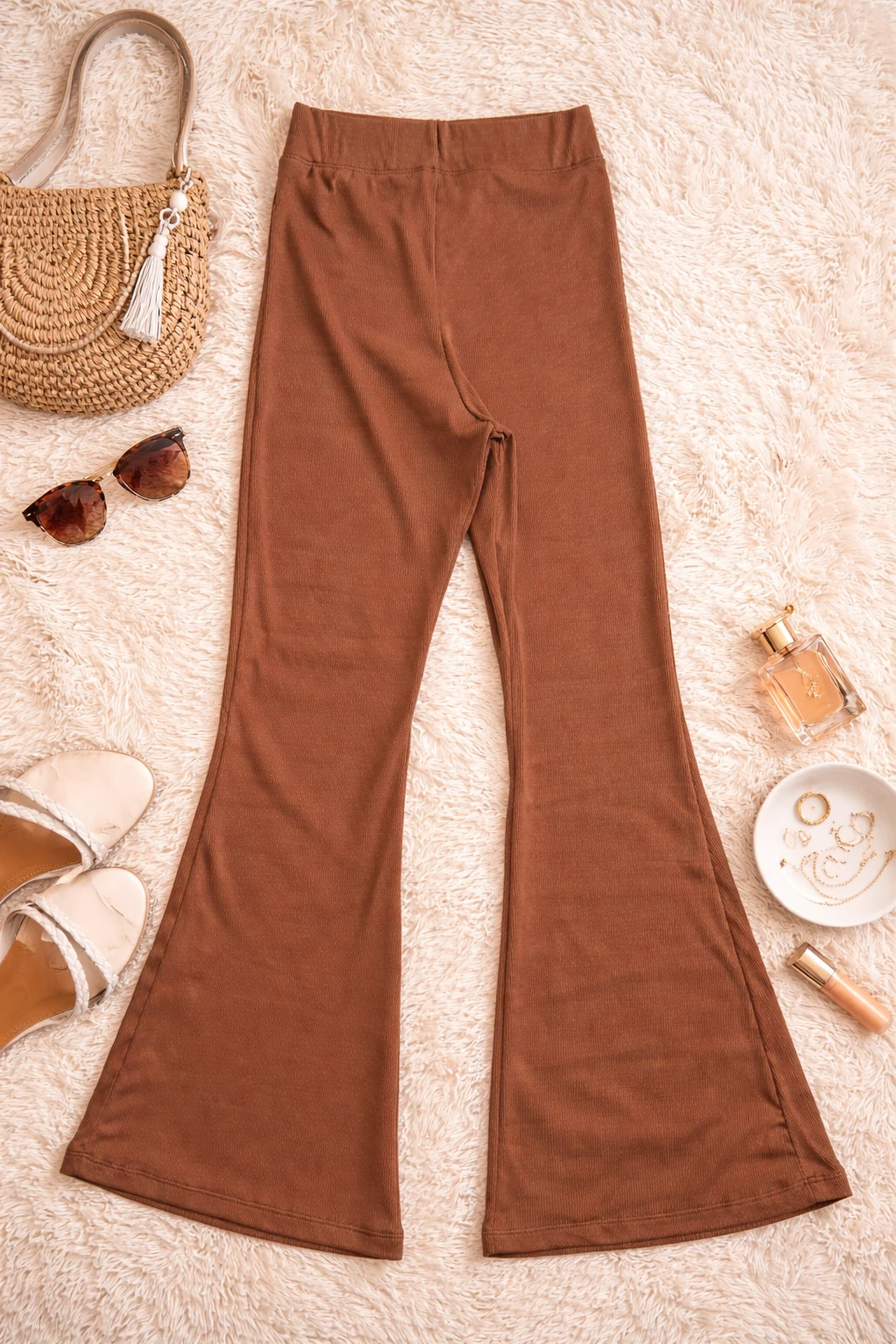 Pantalon Palazo SemiOxford Morley Elastizado S/Bolsillo