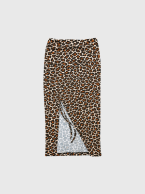 Pollera frunce print