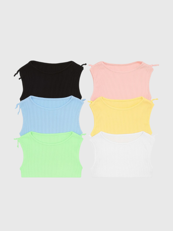 Top Musculosa Con Funce de Morley Colores Varios