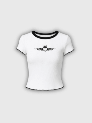 Remera Maria Estampado Manga Corta Cute