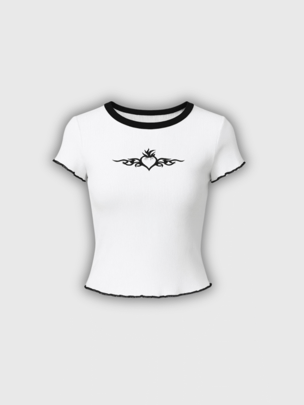 Remera Maria Estampado Manga Corta Cute