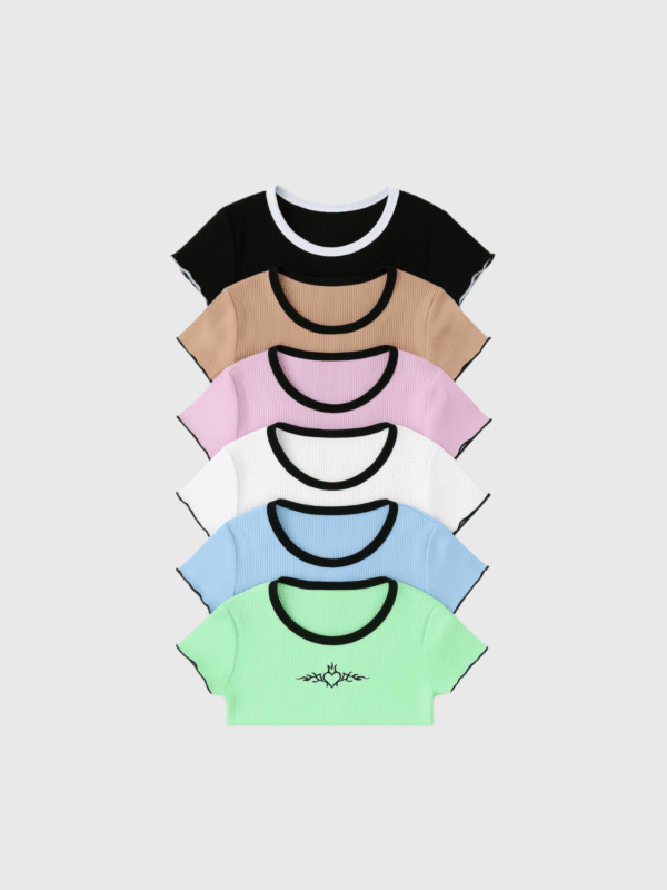 Remera Maria Estampado Manga Corta Cute