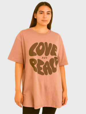 HJBJHkhbjgvjhfondo-de-pagina-natasha-mayorista XL Remerones Estampado/Bordado LOVE PEACE Colores Varios Algodon UNISEX