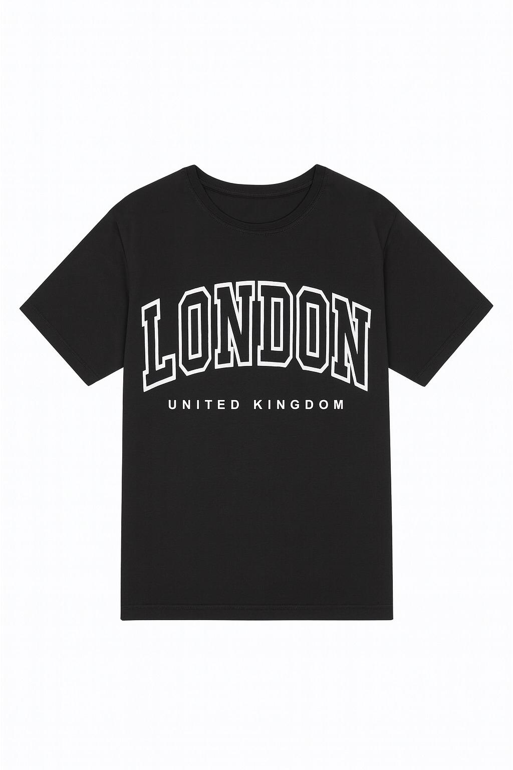 XL Remerones Estampado/Bordado LONDON Colores Varios Algodon UNISEX - Imagen 3