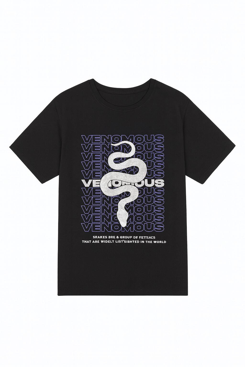 XL Remerones Estampado/Bordado VENOMOUS Colores Varios Algodon UNISEX - Imagen 2