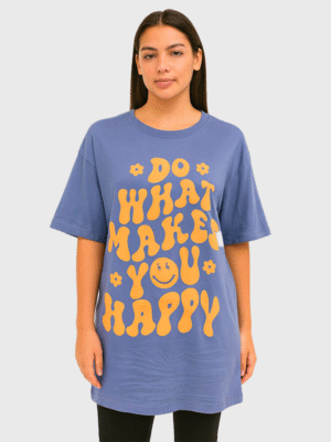 XL Remerones Estampado/Bordado MAKE YOU HAPPY Colores Varios Algodon UNISEX