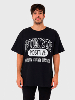 KJBN0 XL Remerones Estampado/Bordado Optimistic Colores Varios Algodon UNISEX