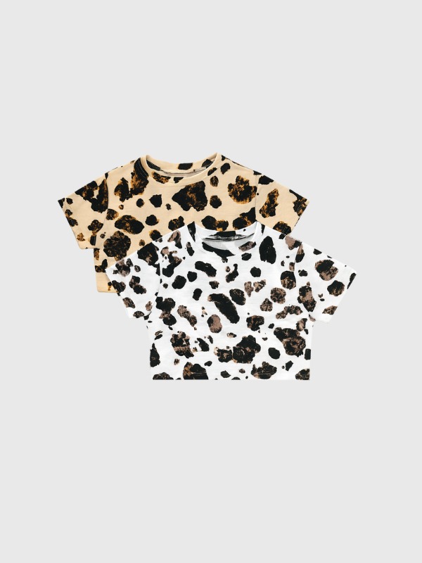 REMERA PRINT CON FRUNCE