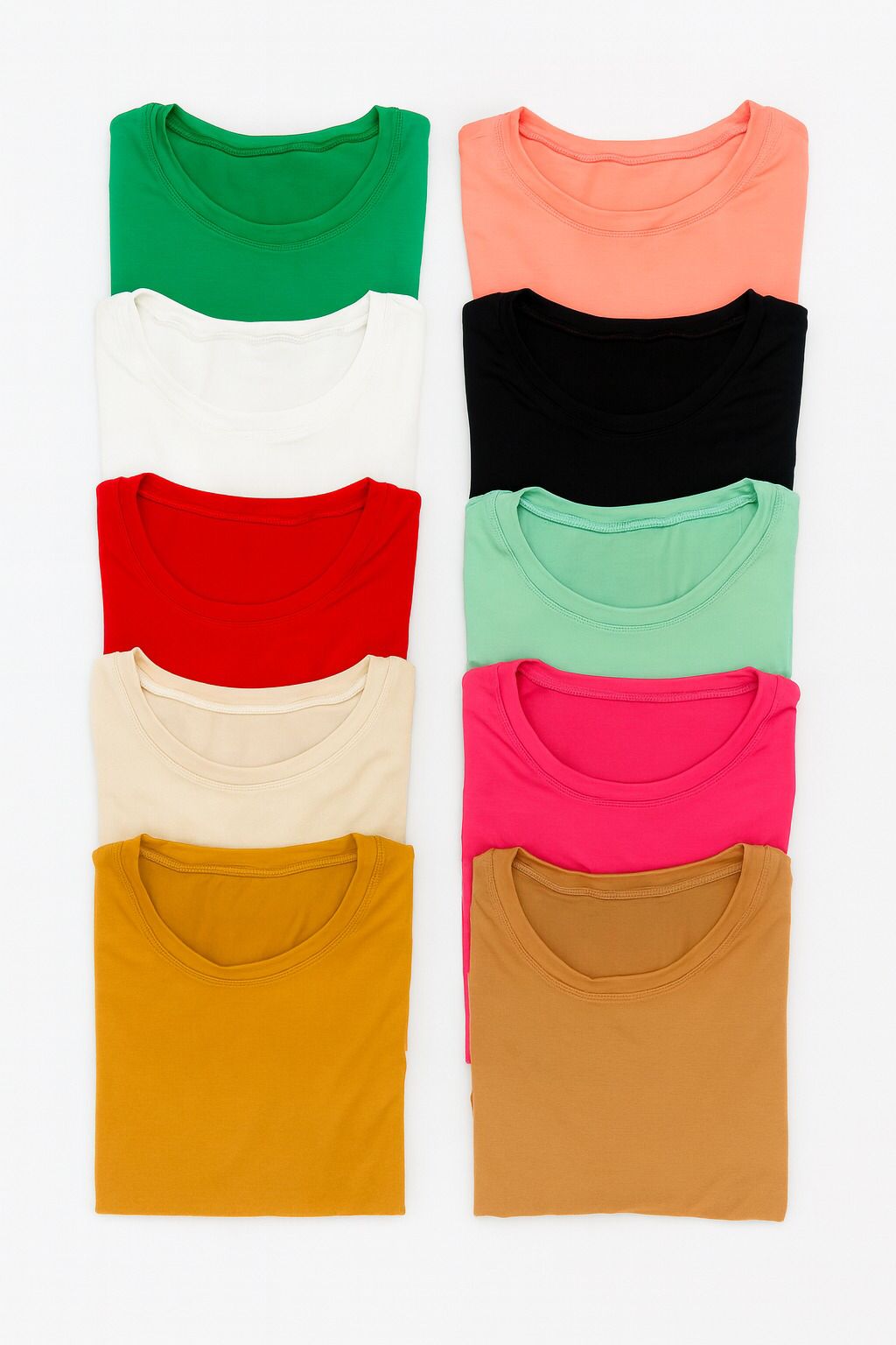 Remera Modal Manga Corta Varios Colores - Imagen 2