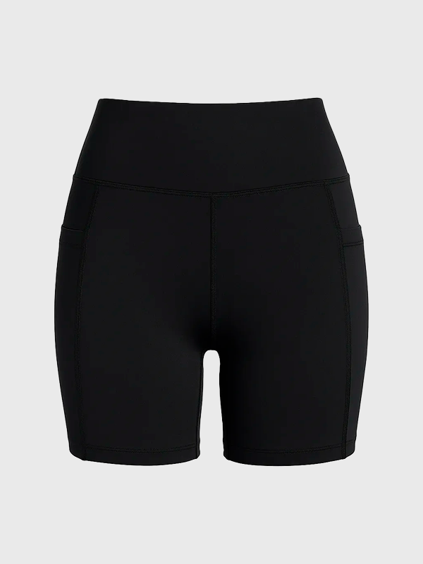 Calza Short Biker Deportiva Dama C/Bolsillo Running Gym