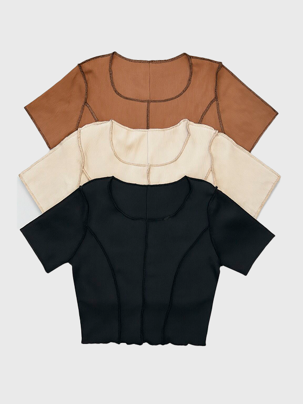 Rempera Morley Con Costura Estampada/Bordado Colores Tierra - Imagen 3