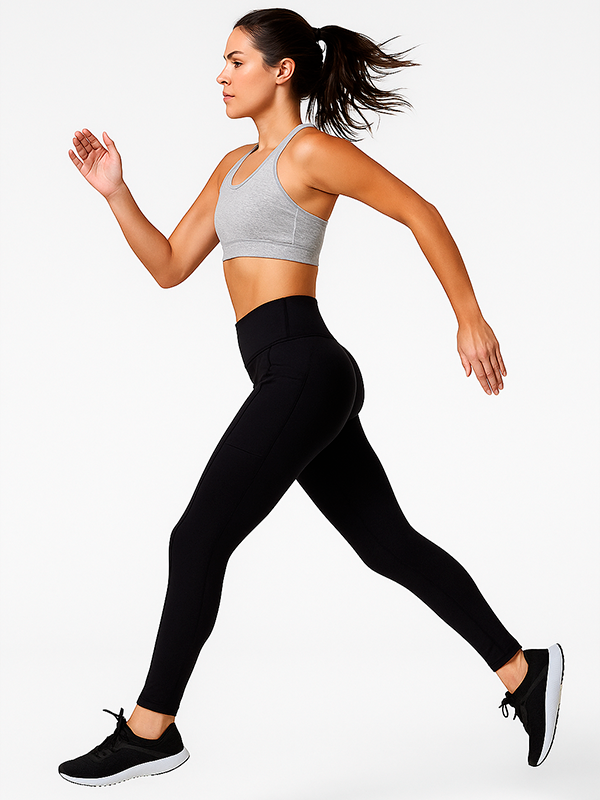 Calza Poliamidia Con Bolsillo Deportiva