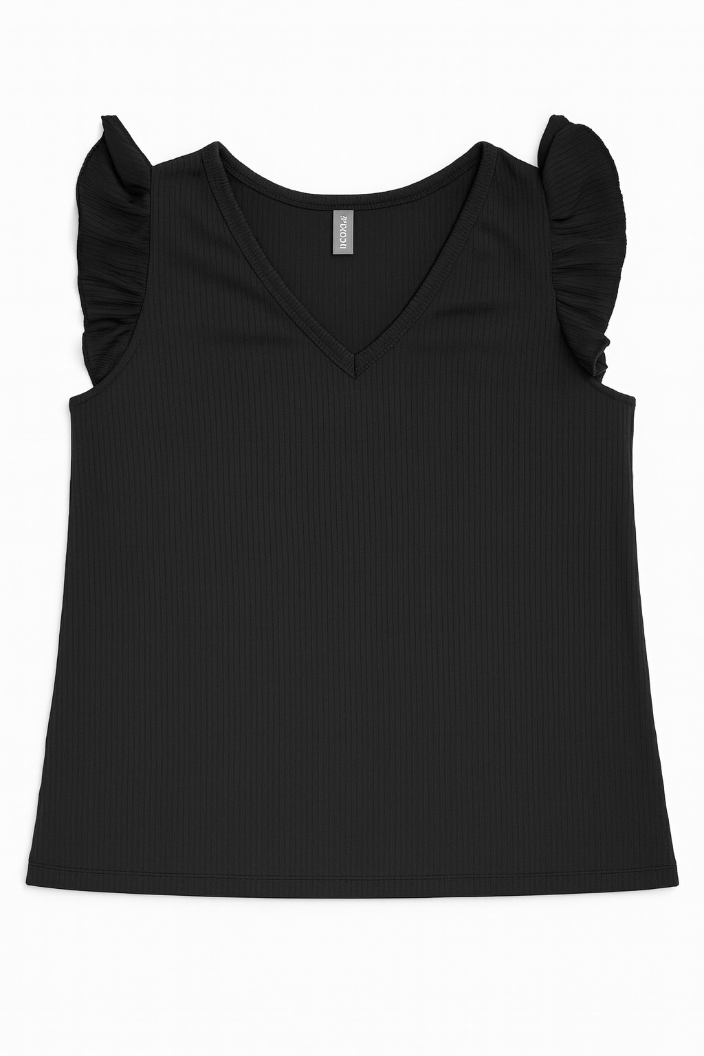 Remera Lola Escote En V Con Volados - Imagen 3