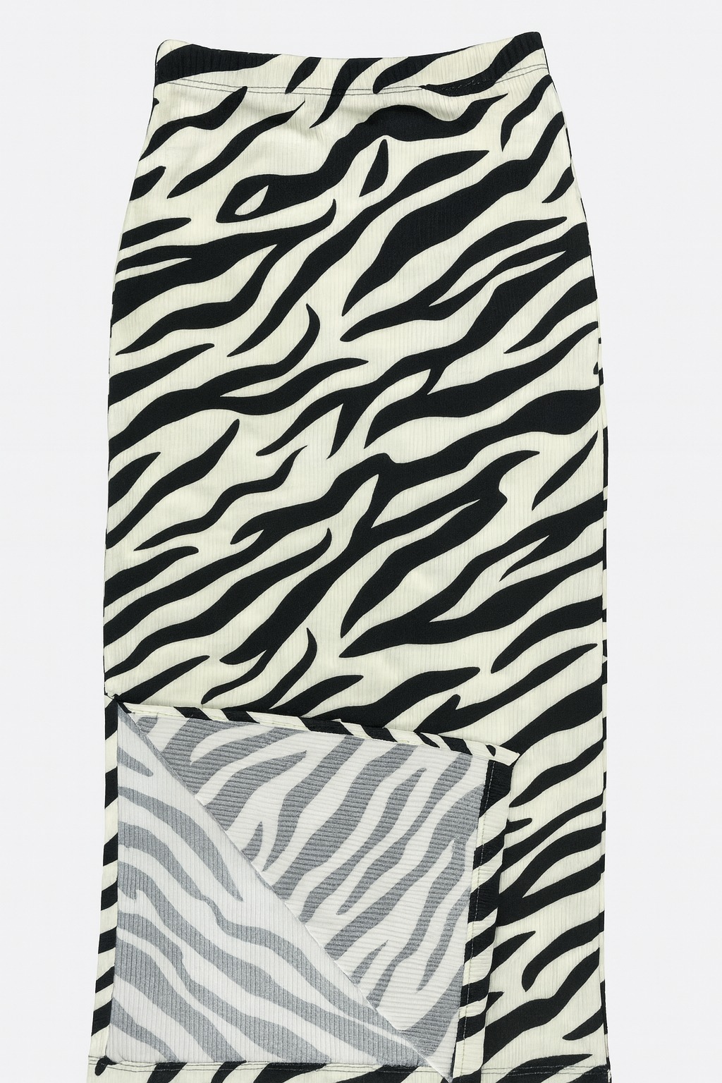 Pollera Zebra Con Abertura Unico T - Imagen 2