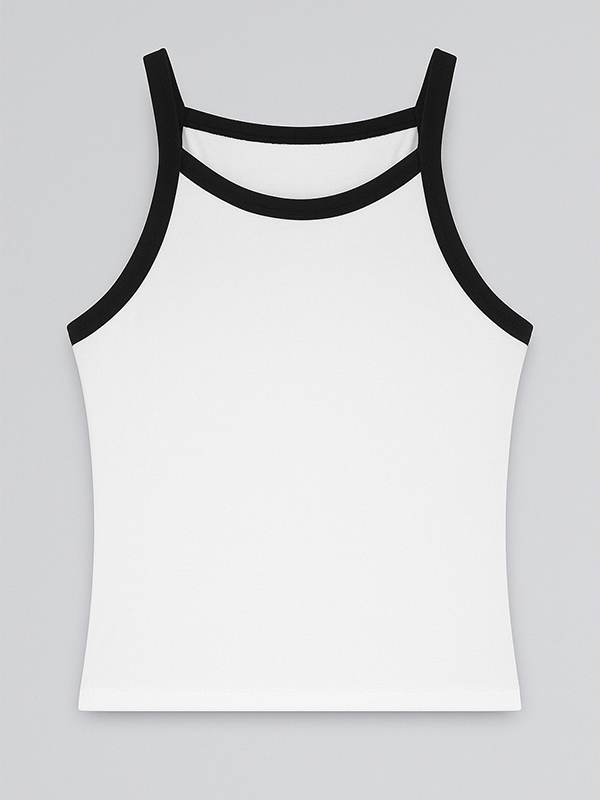 Musculosa Modal Combinada Tipo Prili