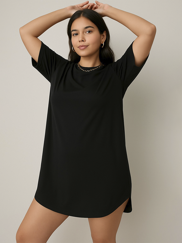 Remeron Geanet Viscosa Oversize Colores Lisos