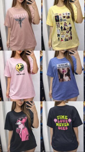 SURTIDA XL Remerones Estampado/Bordado Colores Varios Algodon UNISEX