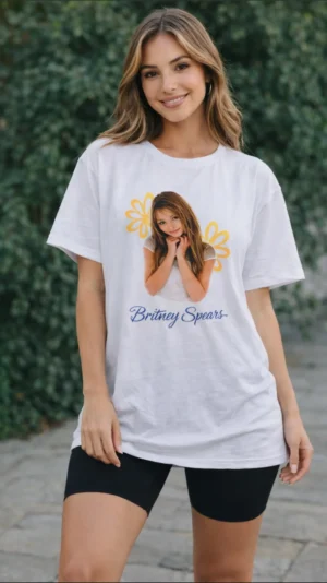 XL Remerones Estampado/Bordado Britney Spears Colores Varios Algodon UNISEX
