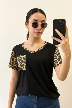 Remera Sofi Combinada Print