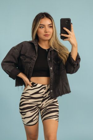 IMG_5962 Biker Estampadas Animal Print Talles S-M Short