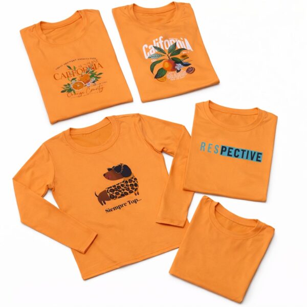 Remera Brush Estampada - SALMON ESTAMPA SURTIDA