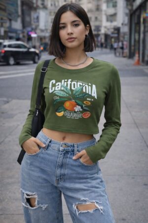 Remera Brush Estampada - VERDE ESTAMPA SURTIDA