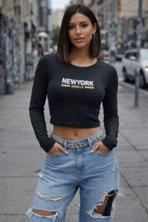 Remera Brush Estampada - NEGRO ESTAMPA SURTIDA