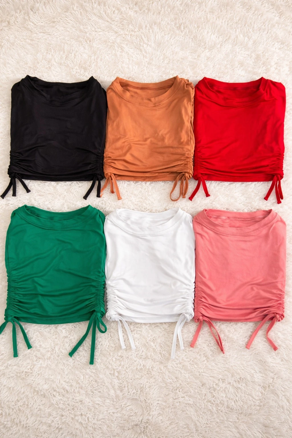 Remera Regulable con Frunce Talle Unico