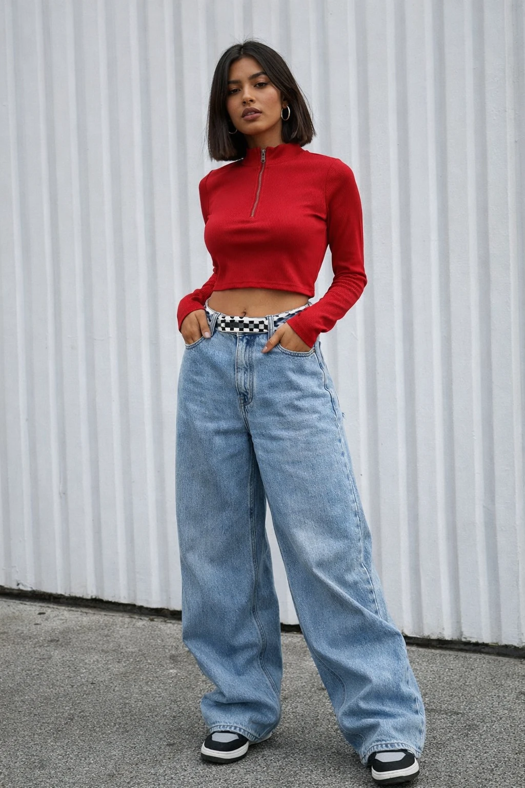 Remera M/L Medio Cierre Ribana