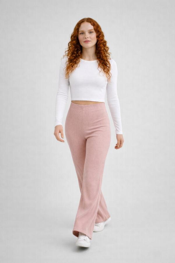 Pantalon Curli Unico Talle S/M Rosado