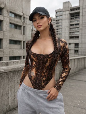 Body M/L Prin Escote Cuadrado