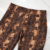 Pantalón Palazo Prints Semi Oxford Lagarto Bronce
