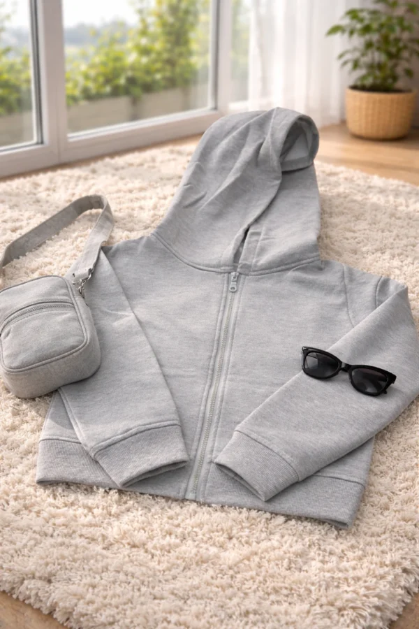 Campera Deportiva Algodon Con Capucha