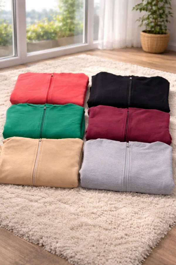 Campera Deportiva Algodon Con Capucha