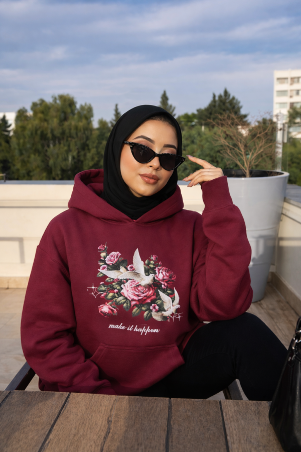 Canguro Estampado Color Bordo - ESTAMPADO SURTIDO