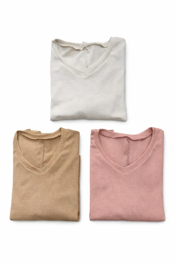 Pupera M/C Escote En V