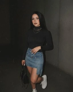 Polera Afelpada Larga Talle Unico